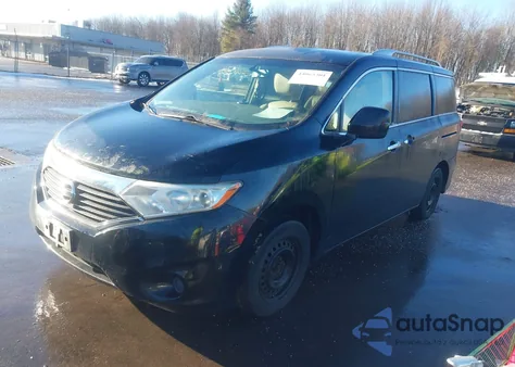 2012 Nissan Quest S from USA, damaged, VIN JN8AE2KPXC9041557